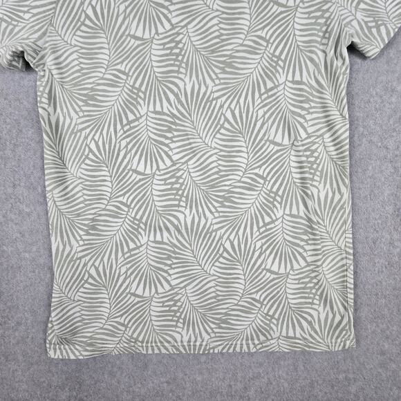 Goodfellow & Co. T-Shirt Mens Size Small Green Palm Leaf Print Short Sleeve - Picture 8 of 16